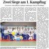 1. Kampftag Bezirksliga in Lauenau