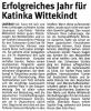 Bericht über Katinka Wittekindt